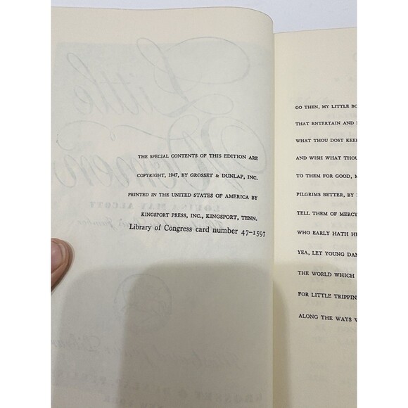 Vintage "Little Women" By Louisa May Alcott, Illustrated Jr‎ Library Edition1947 - Picture 8 of 8